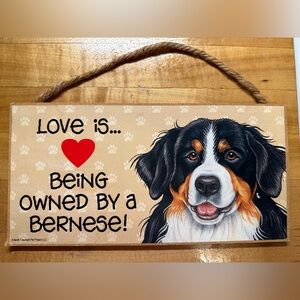 Bernese Mountain Dog Sign